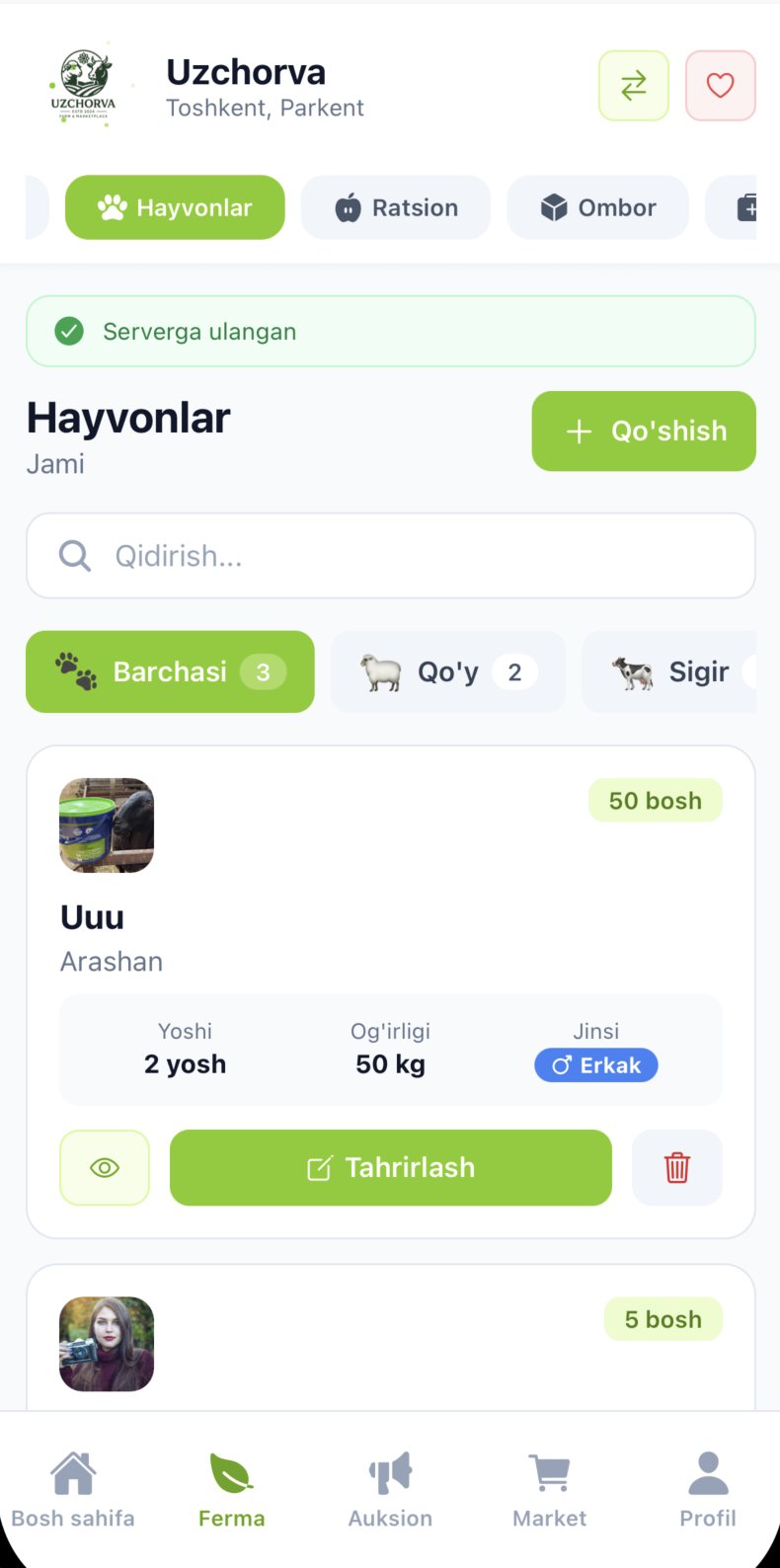 Hayvonlar