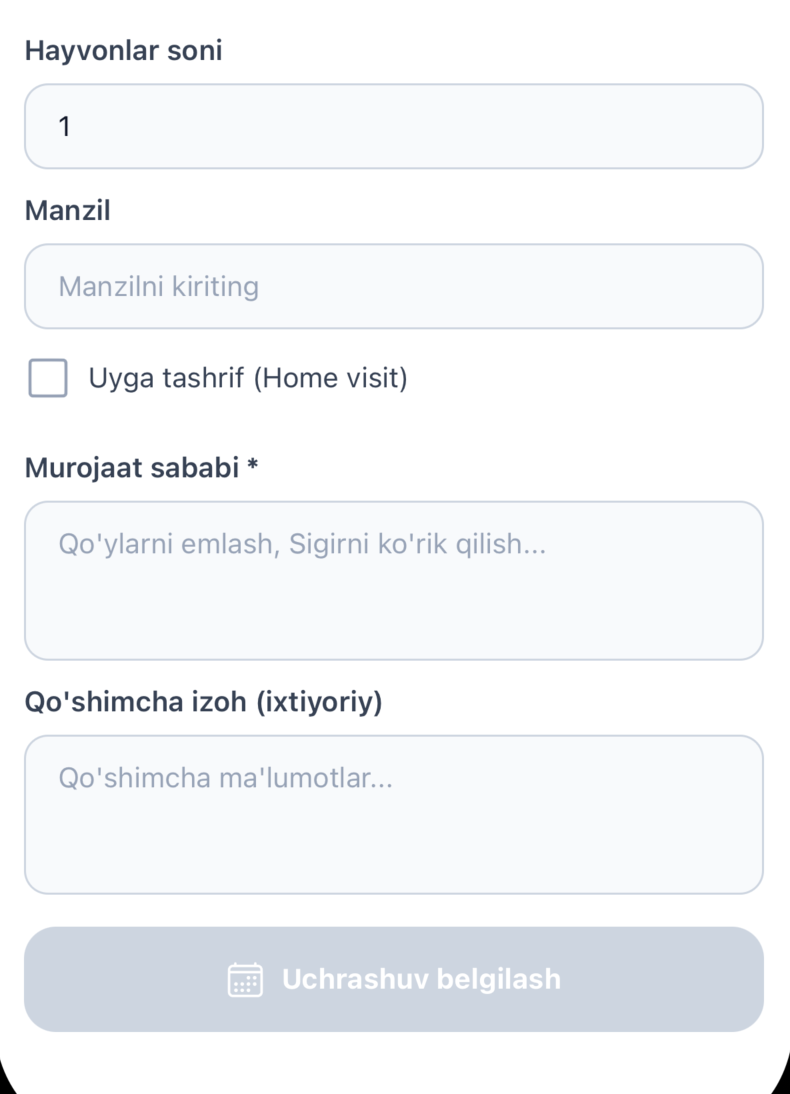 Uchrashuv tafsilotlari